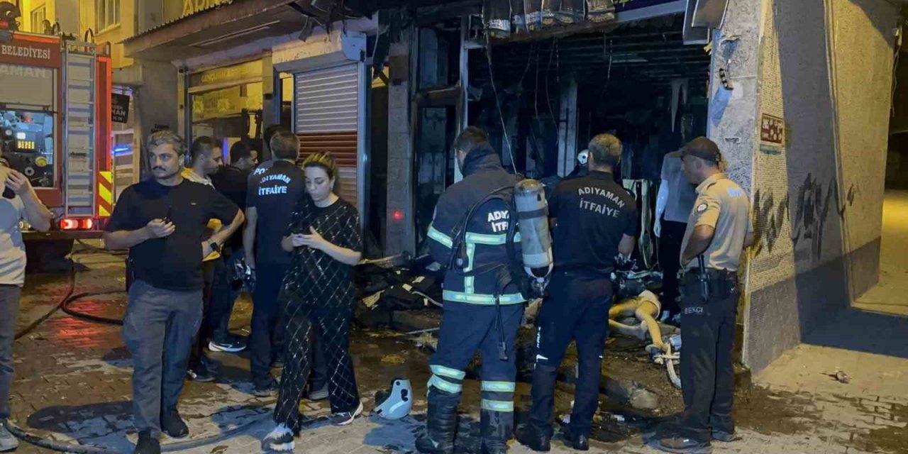 Adıyaman’da molotoflu kundaklama kameralarda