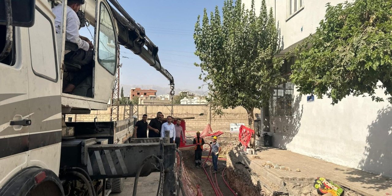 Kaymakam Partal, çalışmaları yerinde inceledi