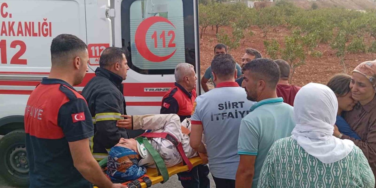 Siirt’te yaşanan trafik kazasında 3 kişi yaralandı