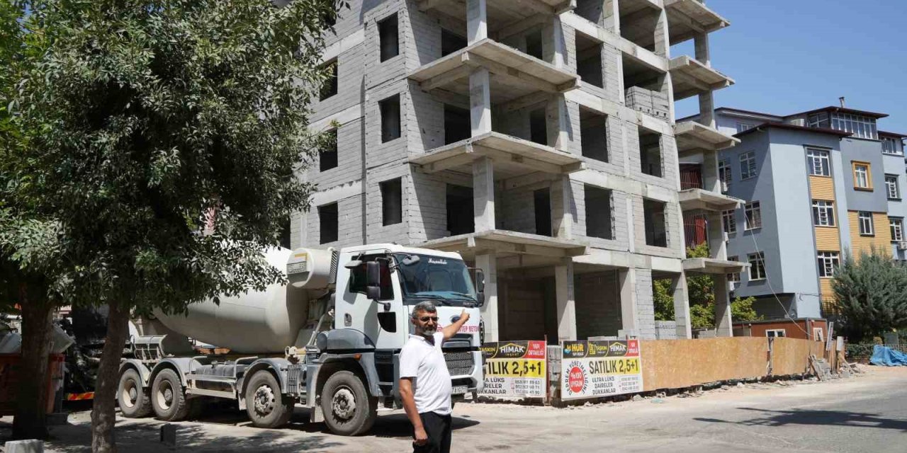 Gaziantep’te yerinde dönüşüm projesi yeni binalar yükseliyor