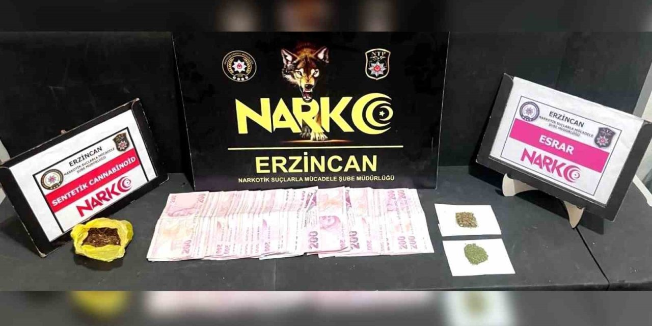 Erzincan’da uyuşturucu operasyonunda 1 kişi tutuklandı