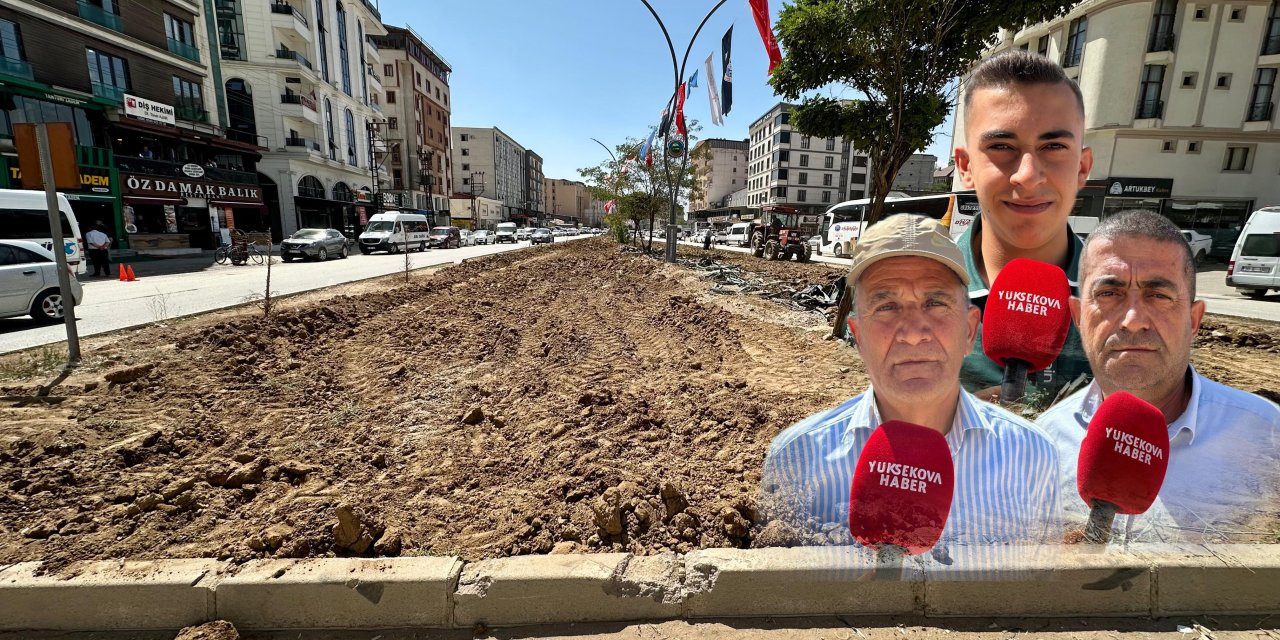 İpekyolu Caddesi’nin orta refüjünü belediye üstlendi: Sulama sistemi kuruluyor, yeşillendirme başlayacak