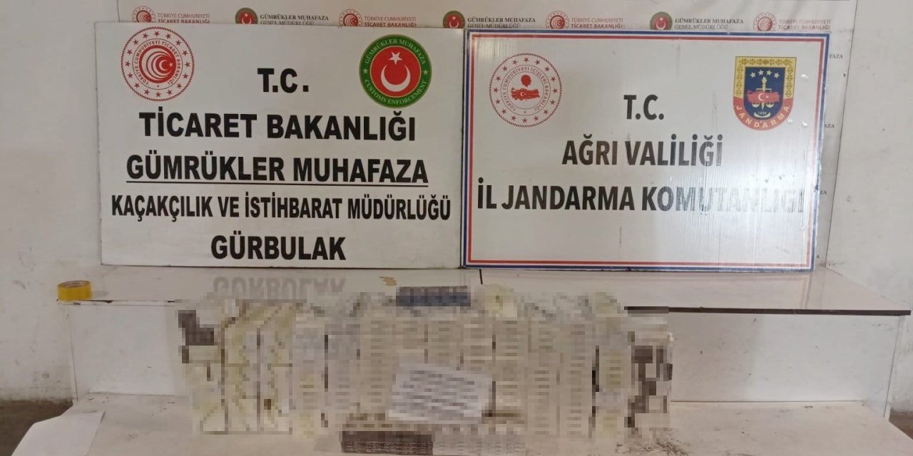Doğubayazıt’ta tırda 4 bin 450 paket kaçak sigara yakalandı