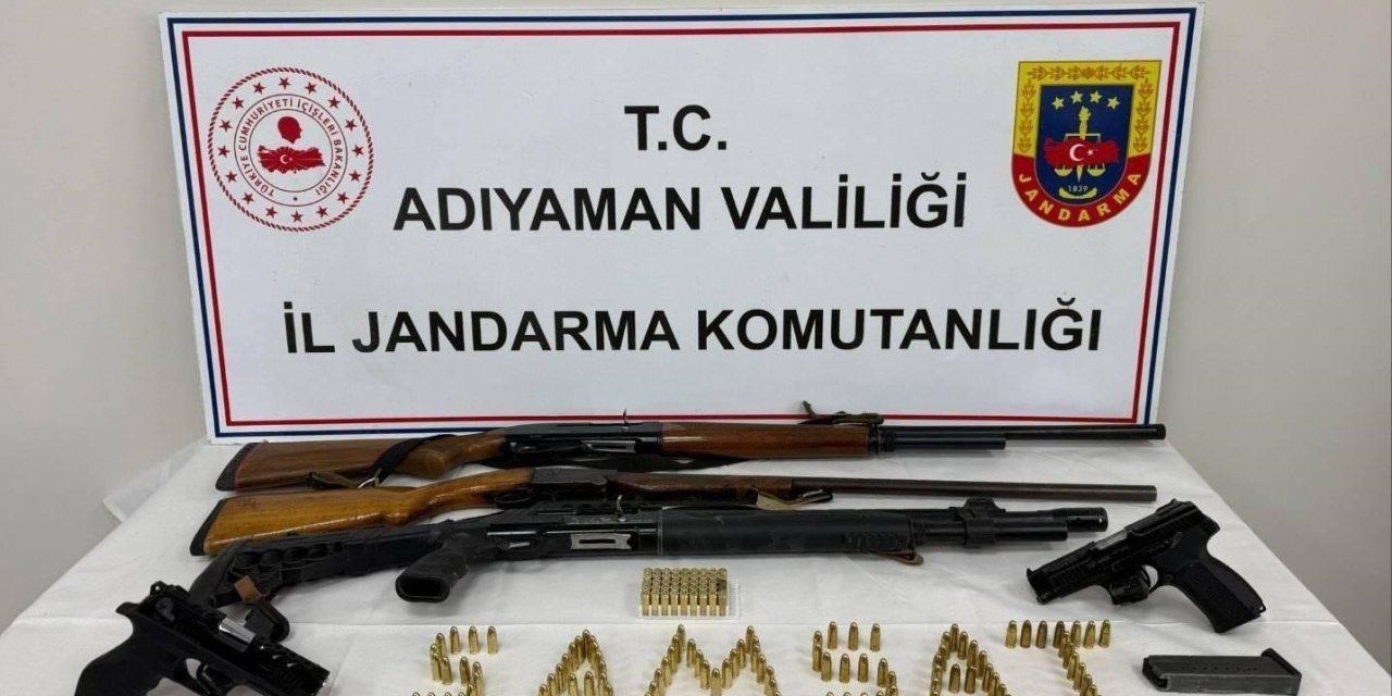 Adıyaman’da silah kaçakçılığı operasyonunda 1 gözaltı