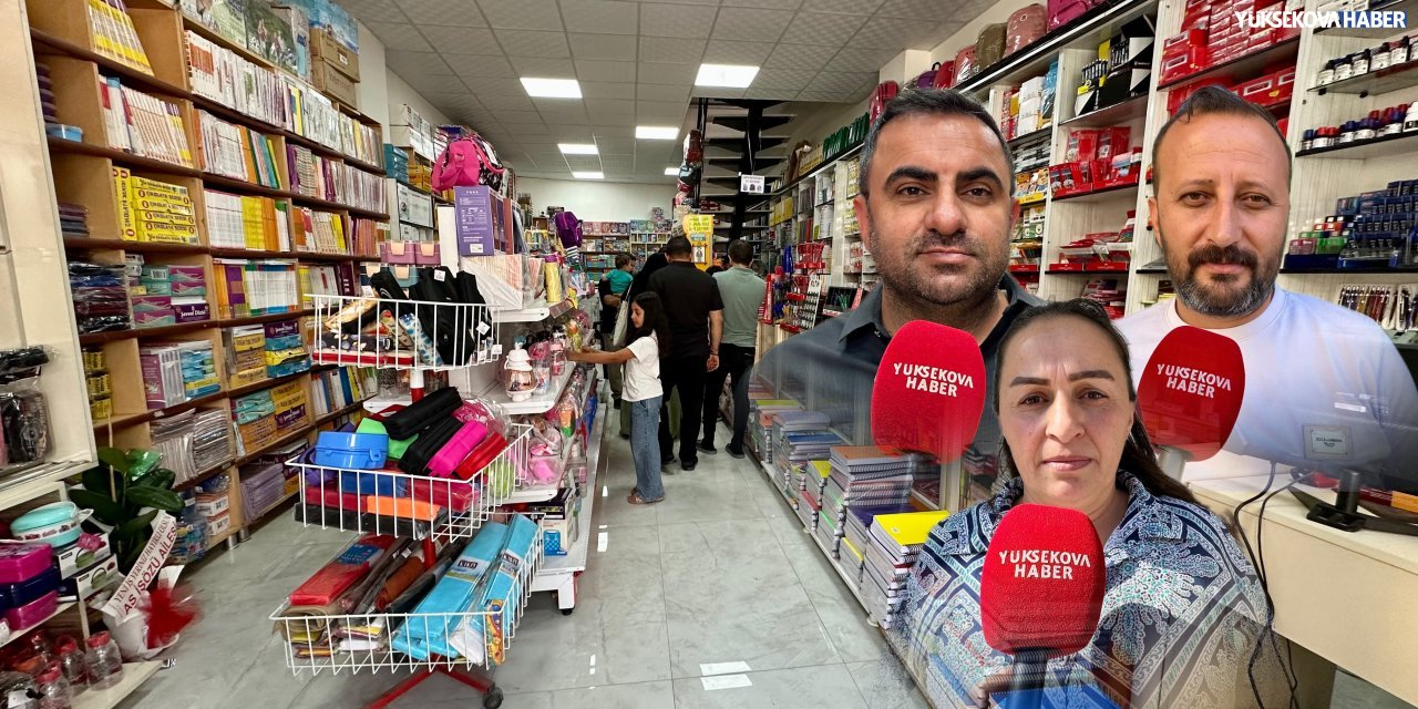 Yüksekova’da okul alışverişi velileri zorluyor