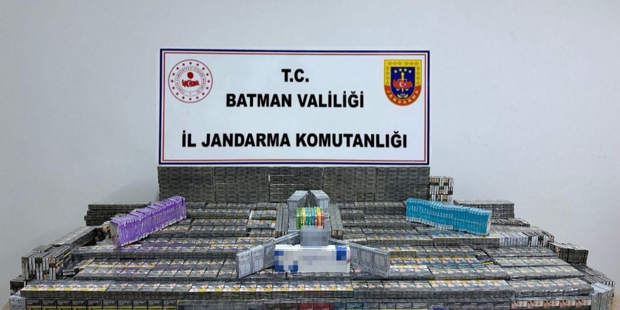 Batman’da kaçak sigara yakalandı