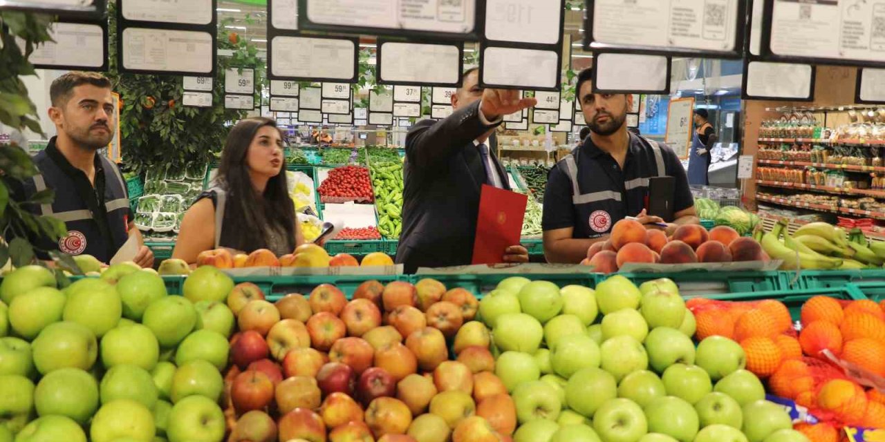 Diyarbakır’da fiyat etiketi ile oynayan işletmelere ceza