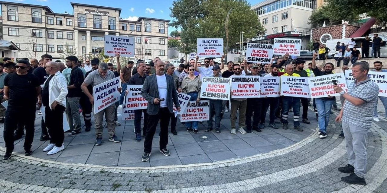 İşlerini geri isteyen İliç halkından  çağrı