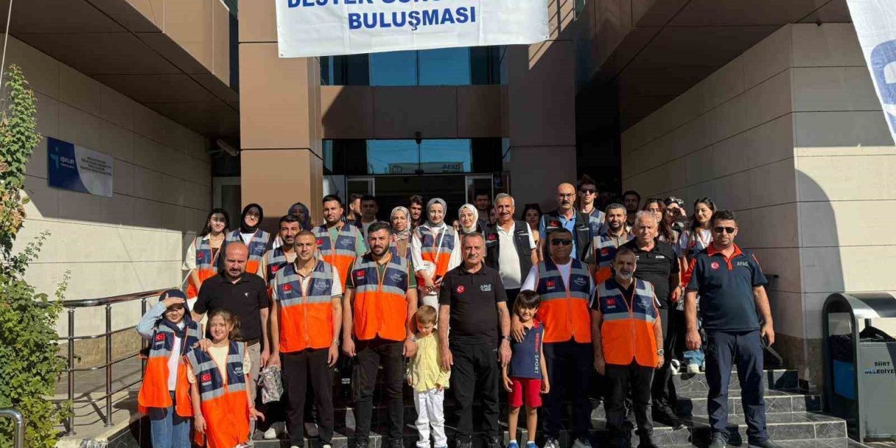 Siirt’te 2. AFAD destek gönüllüleri buluşması