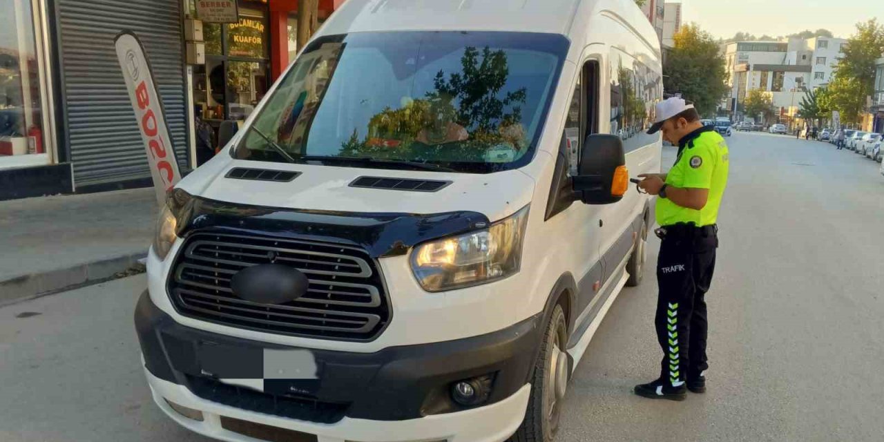 Adıyaman'da okul servislerine sıkı denetim