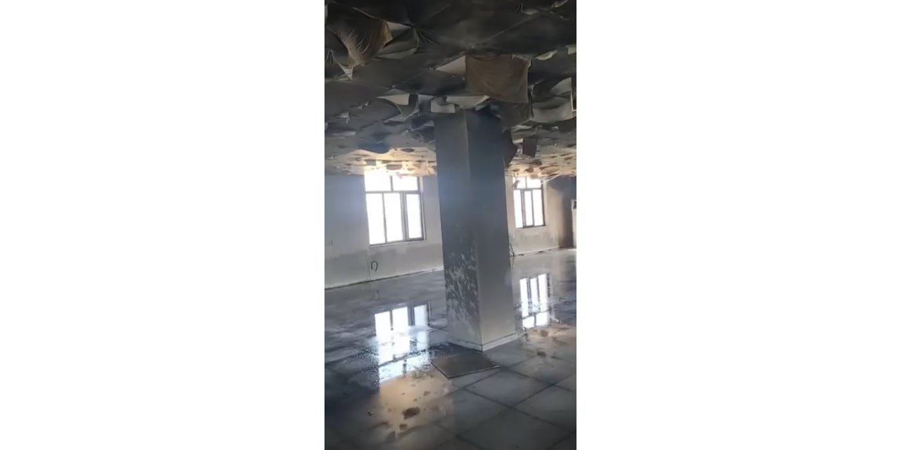 Muş’ta taziye evinde yangın
