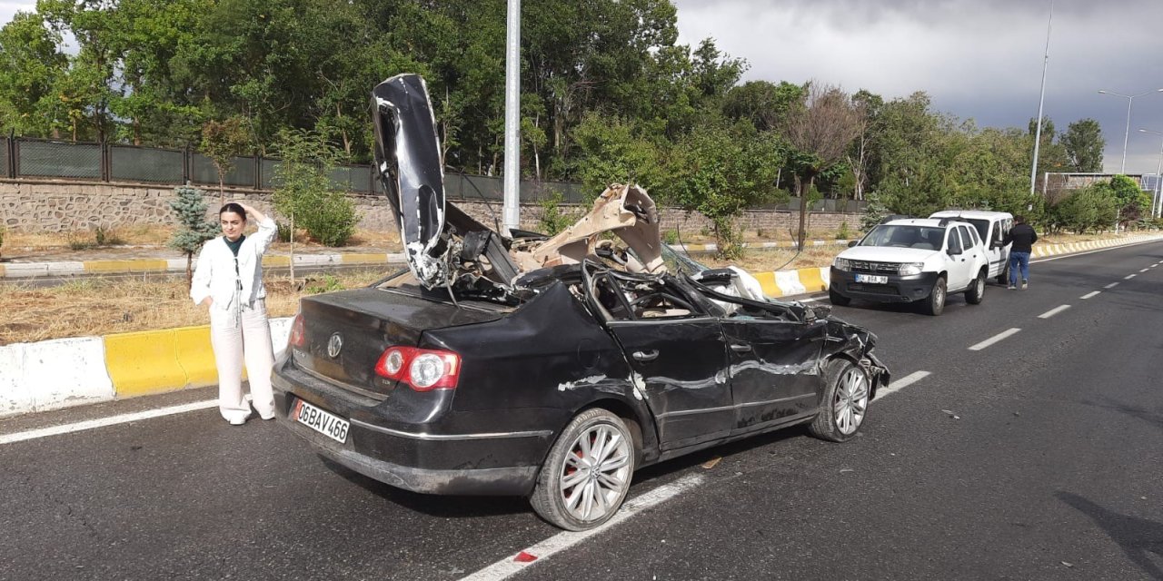 Ağrı'da trafik kazası, 1 yaralı