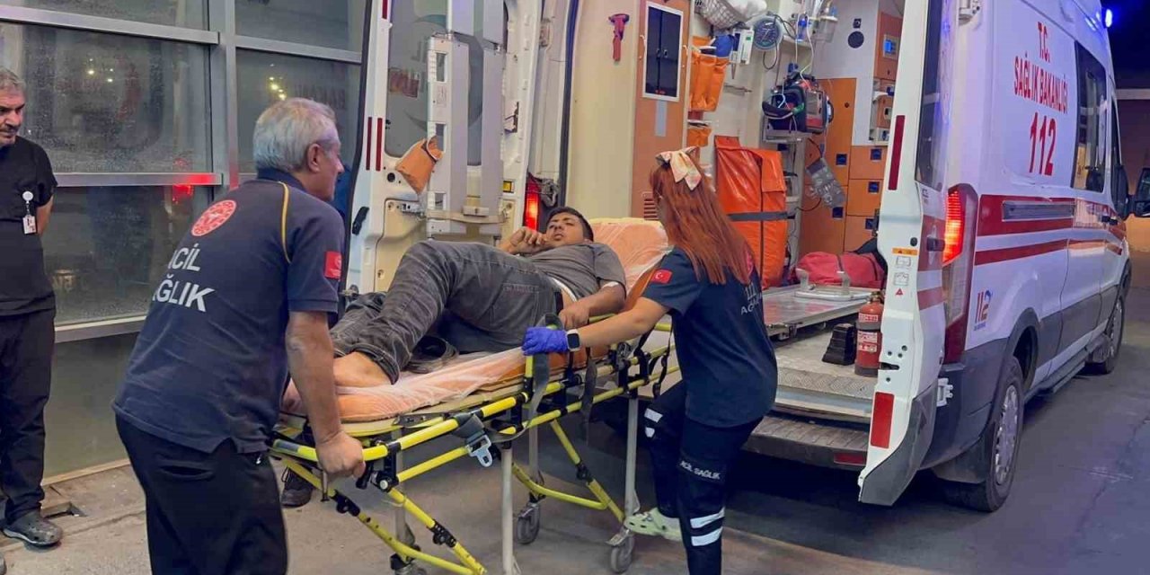 Adıyaman'da devrilen motosikletin sürücüsü yaralandı