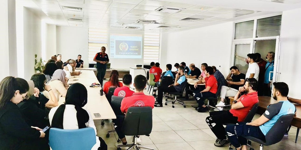Elazığ’da Afet Farkındalık Eğitimi ve Tatbikatı yapıldı