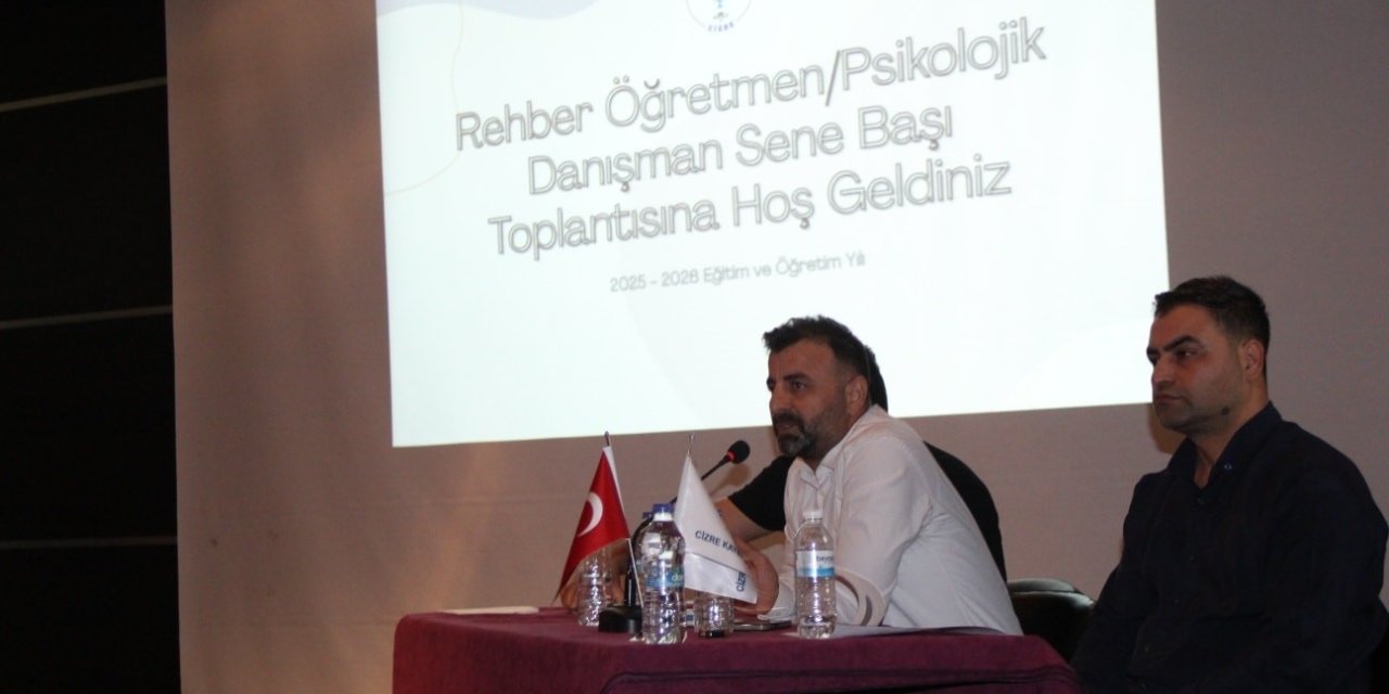 Cizre’de rehber öğretmenler ile sene başı toplantısı