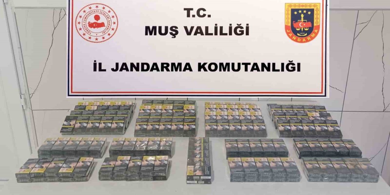 Muş’ta kaçak sigara operasyonu yapıldı