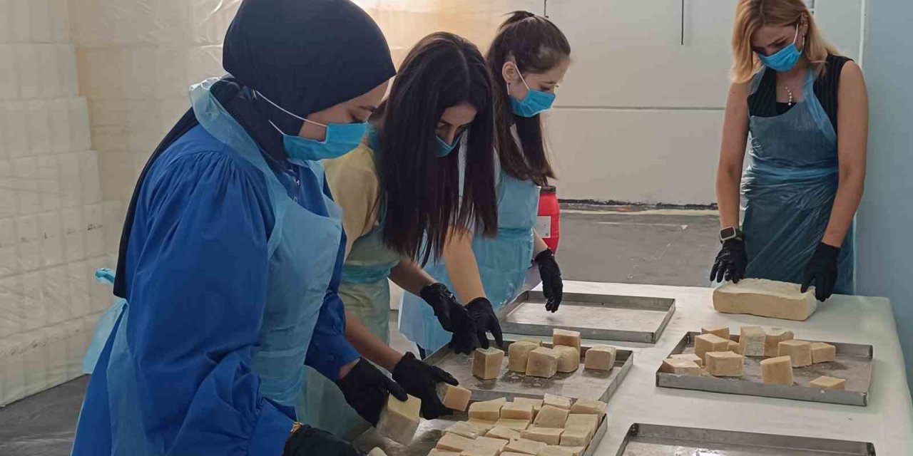 Tillo’da temizlik malzemelerini kendileri üretiyor