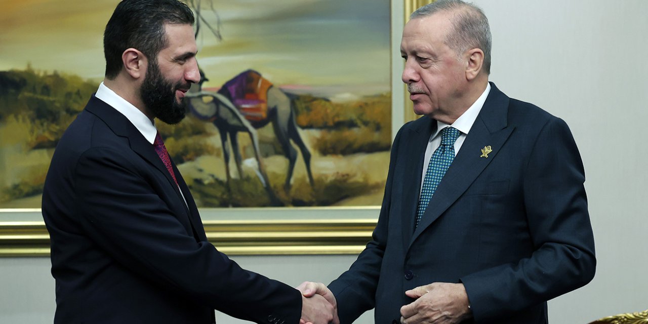 Cumhurbaşkanı Erdoğan, Suriye Cumhurbaşkanı Şara ile görüştü
