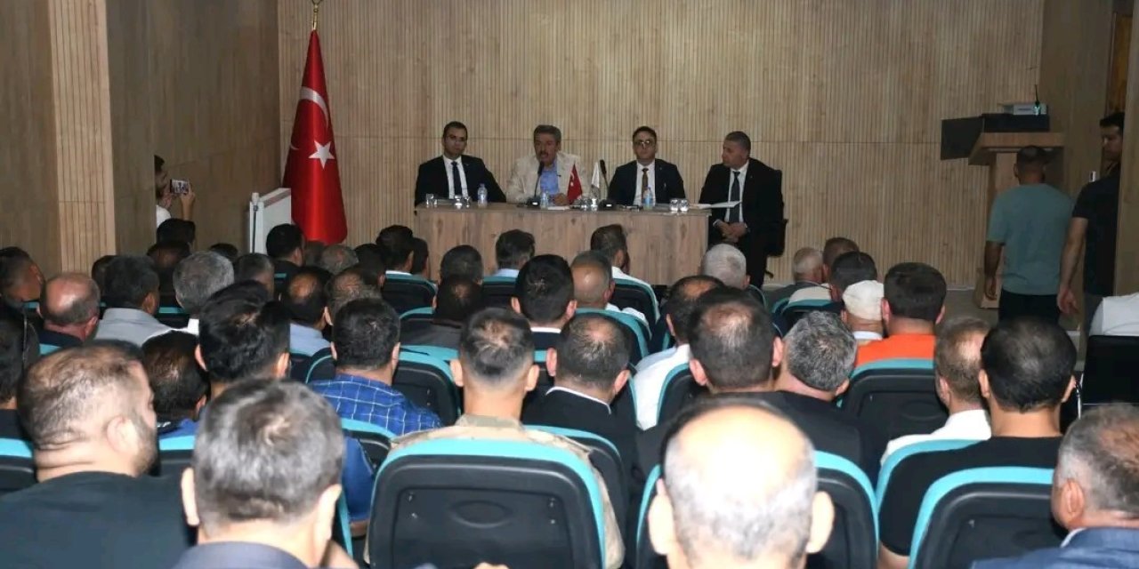Şırnak’ta muhtarlarla istişare toplantısı