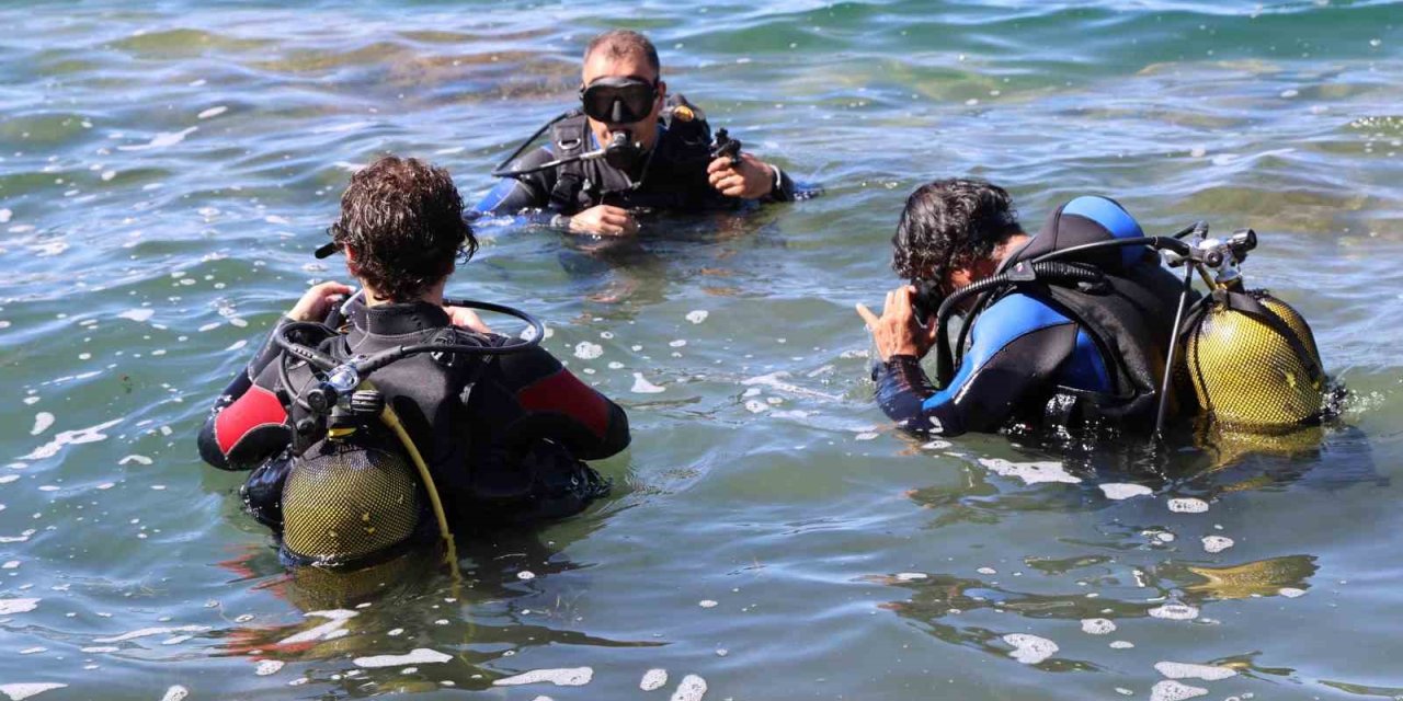 Elazığ’da su altı harikaları kaydediliyor