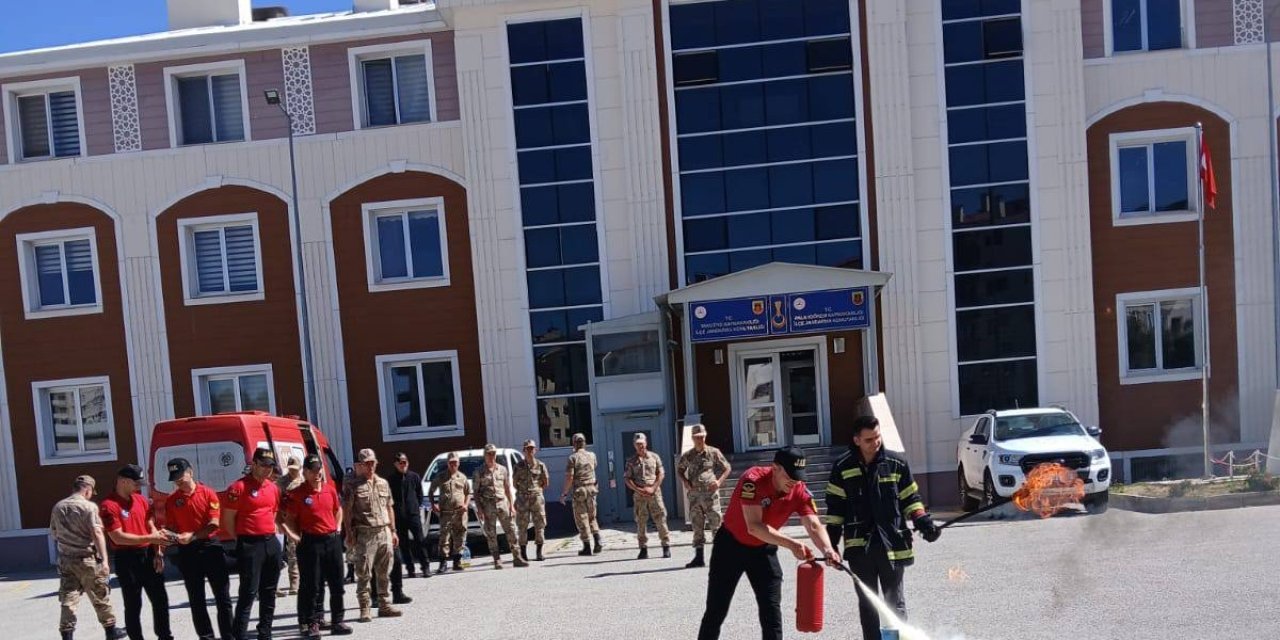 Erzurum itfaiyesinden eğitim desteği