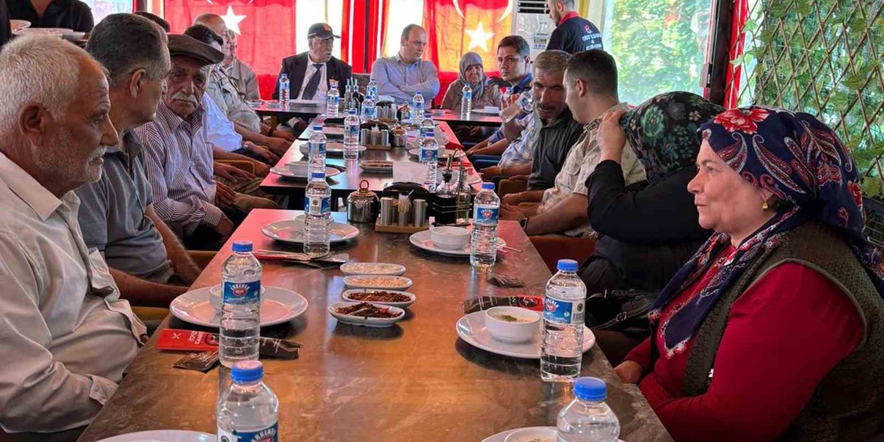 Araban Kaymakamı İşçimen, Arabanlı gazilerle bir araya geldi