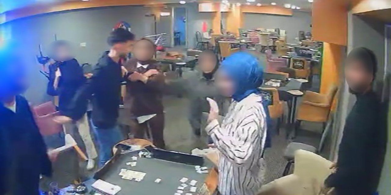 Erzurum'da okey masasını sallama bıçağı ile dağıttı