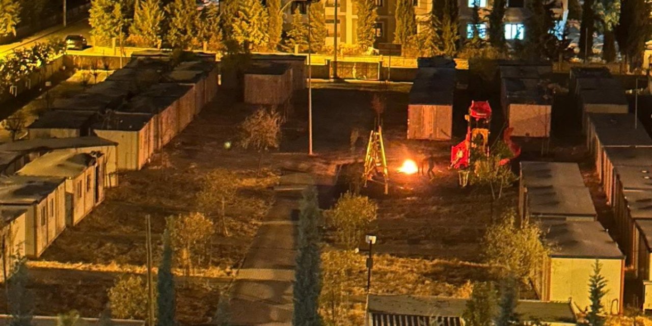 Adıyaman'da boşaltılan konteyner kent, madde bağımlılarının yuvası haline geldi