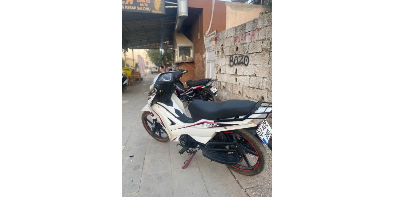 Adıyaman'da park halindeki motosiklet çalındı