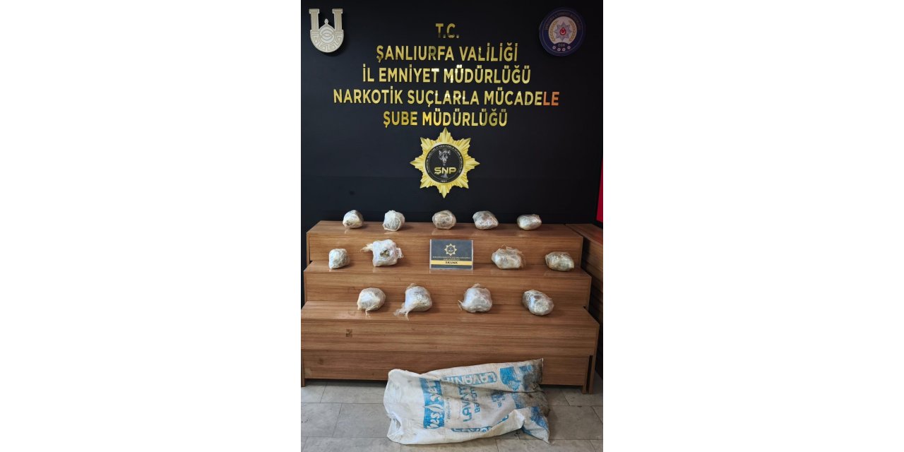 Şanlıurfa’da uyuşturucuya 1 gözaltı