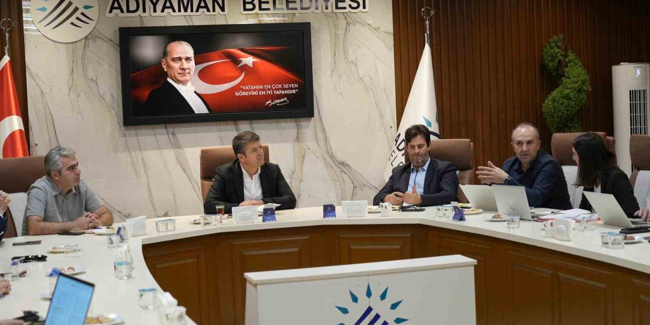 Adıyaman Belediyesi ile AFD yetkilileri bir araya geldi