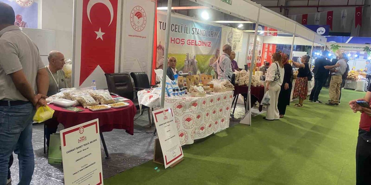 Tunceli’nin yöresel ürünleri Elazığ’da