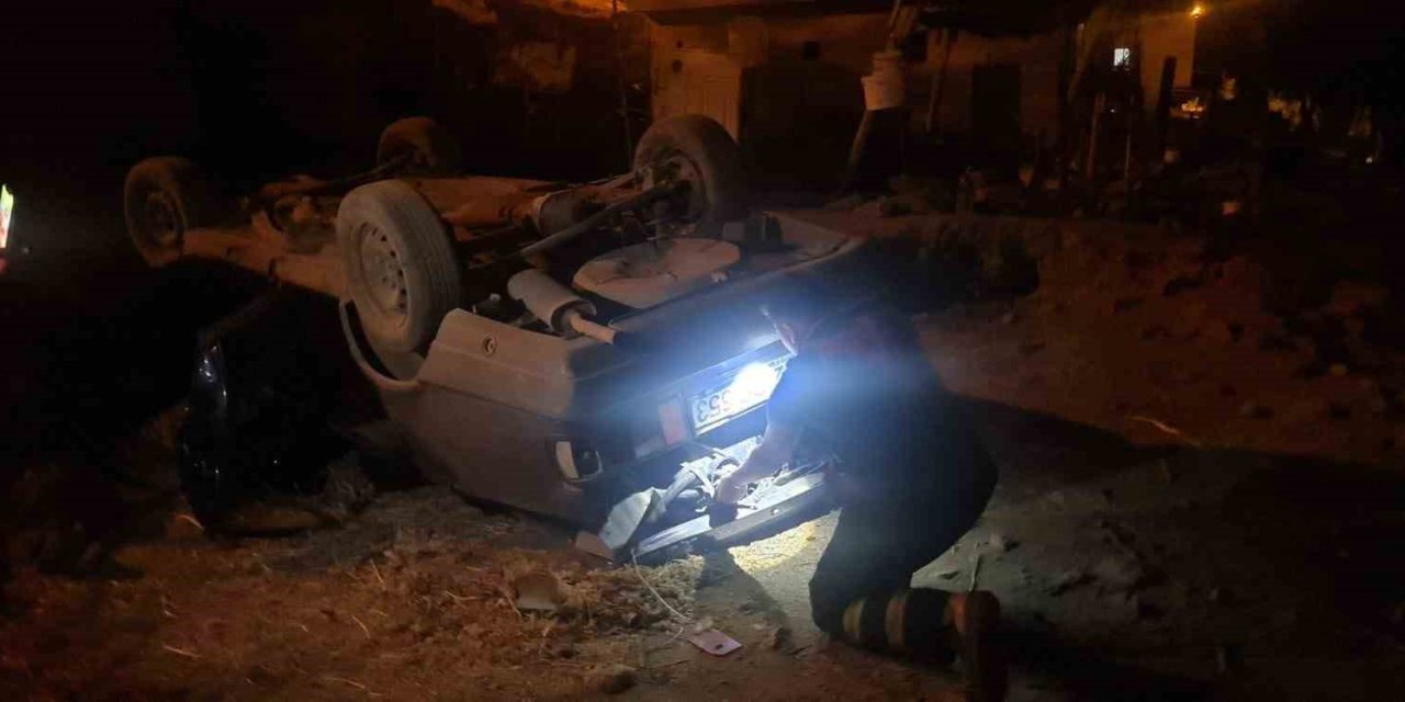 Batman’da otomobil şarampole yuvarlandı: 1 kişi yaralandı