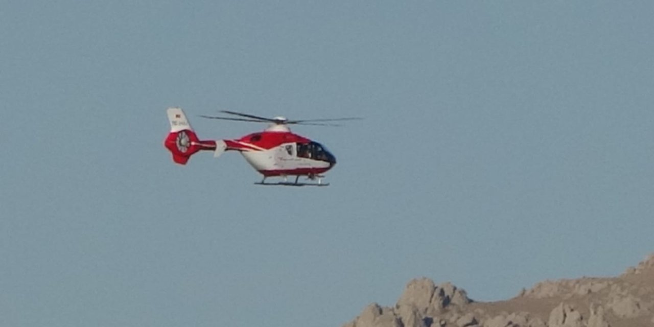 Bahçesaray ve Çatak’tan hastalar helikopterle Van’a nakledildi