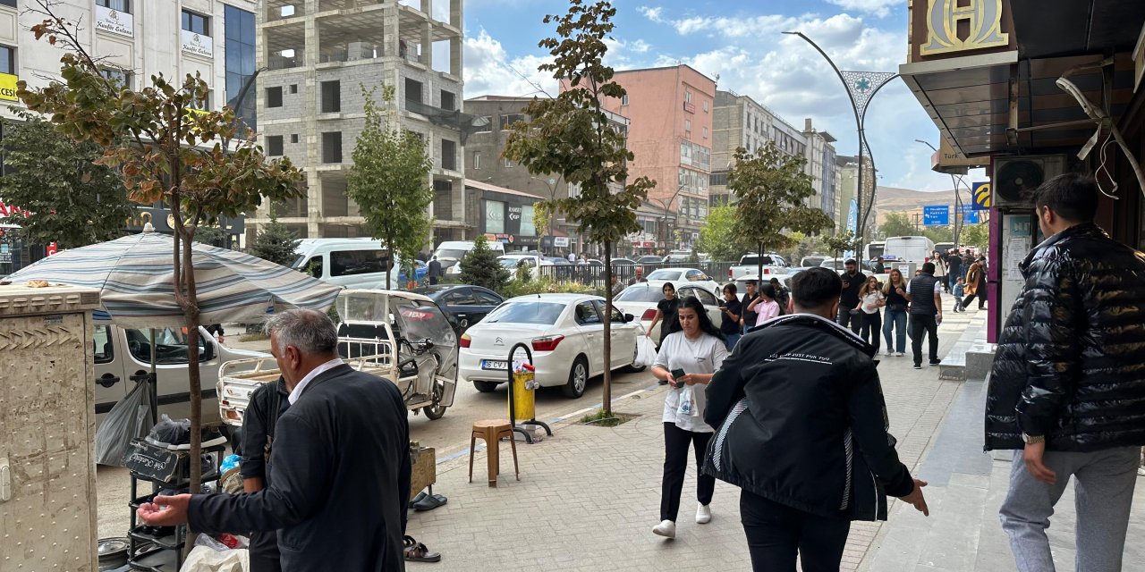 Yüksekova’da şiddetli rüzgar etkili oldu