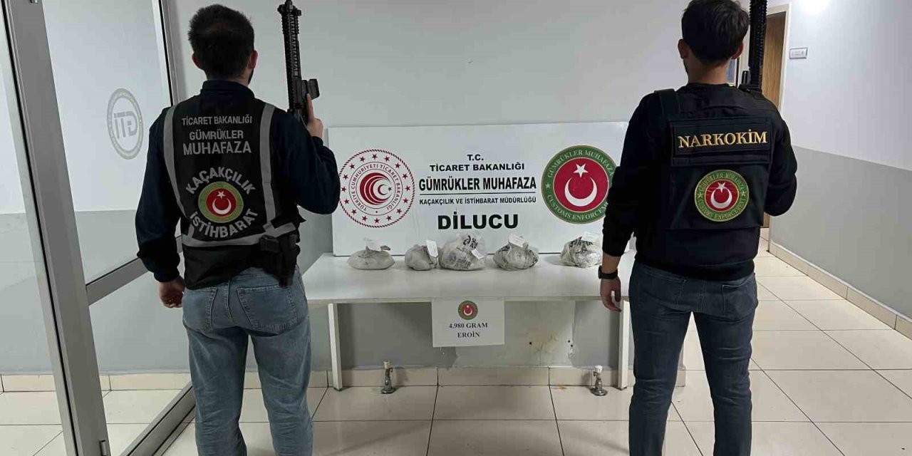 Iğdır'da 4 kilo 980 gram eroin ele geçirildi