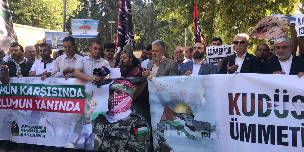 Şanlıurfa’da Filistin’e destek açıklaması