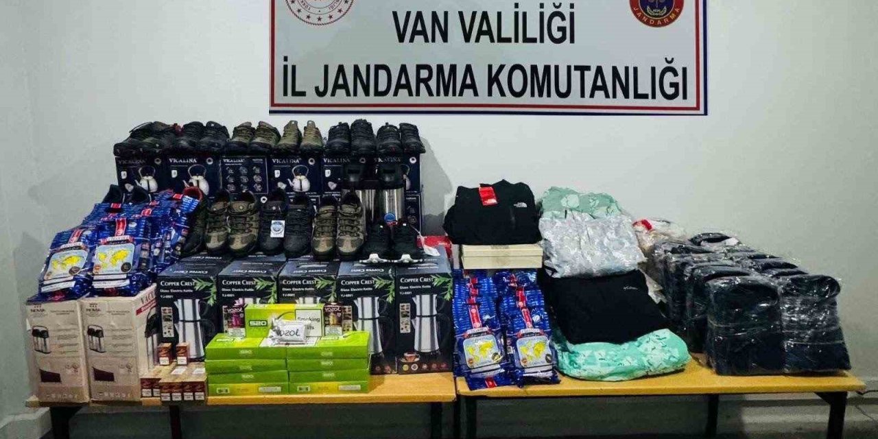 Van’da 1 milyon liralık kaçak eşya yakalandı