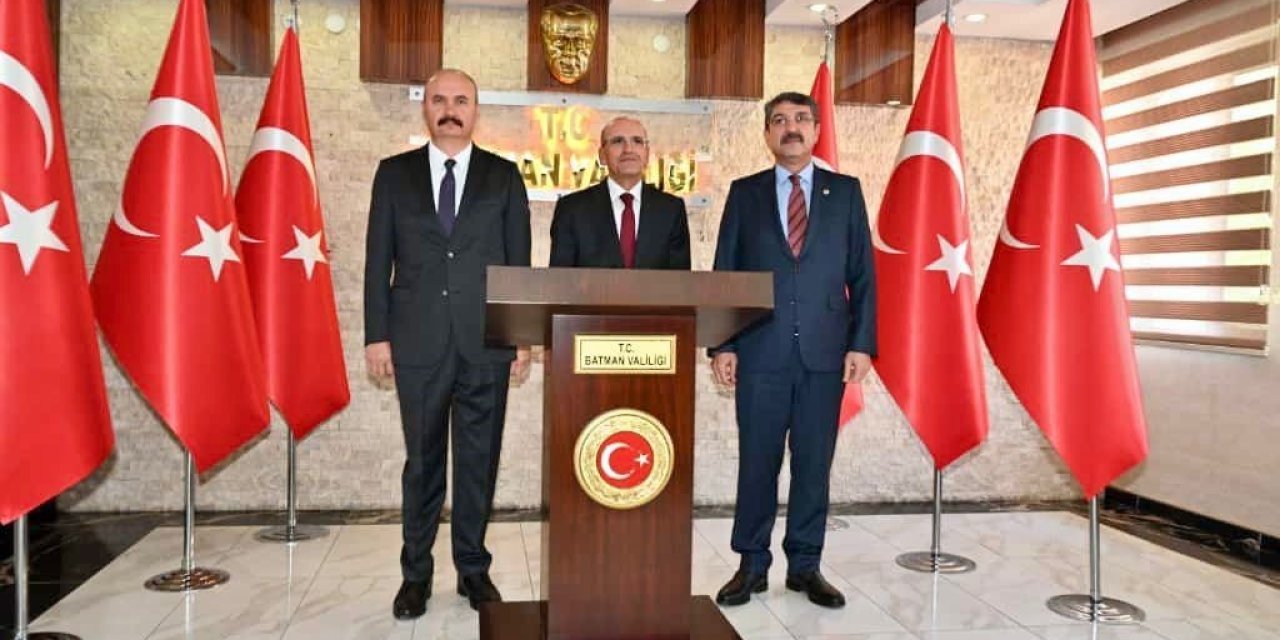 Hazine ve Maliye Bakanı Mehmet Şimşek Batman’da