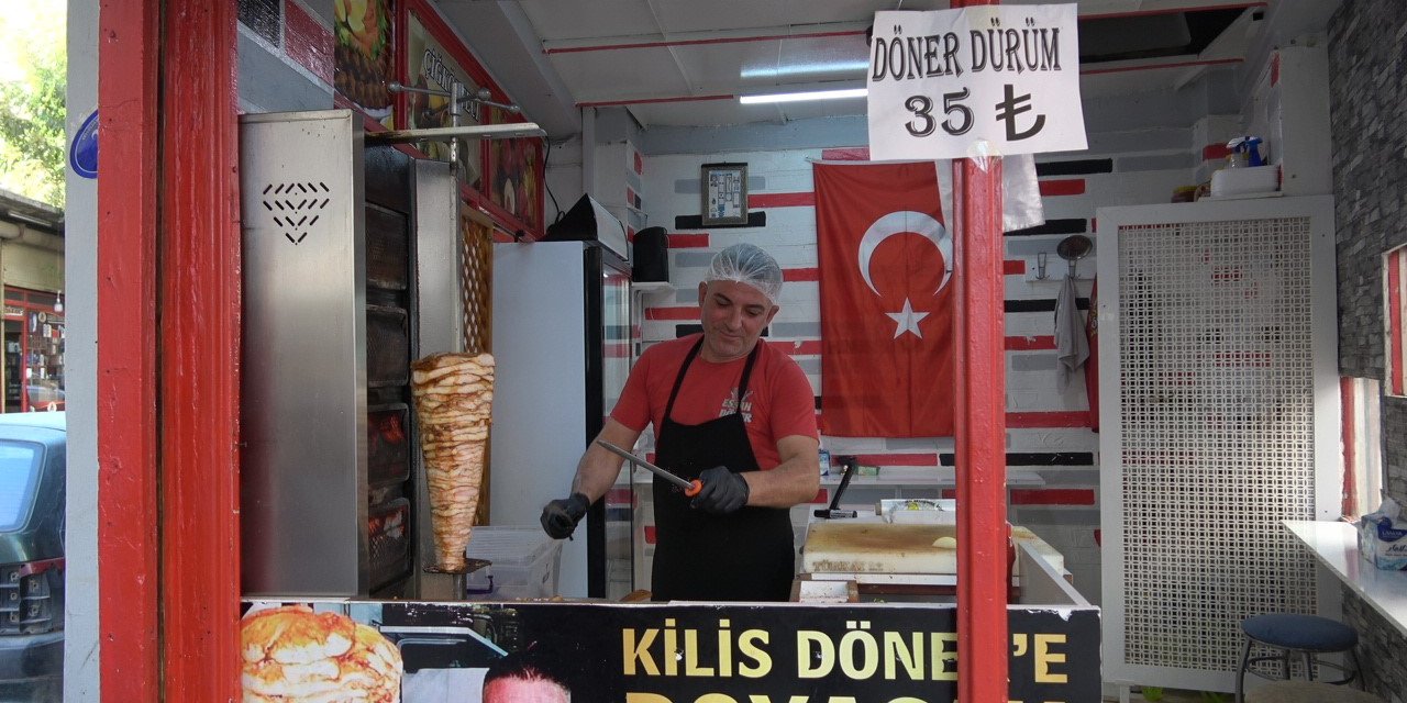 Kilis’te 35 TL’ye döner