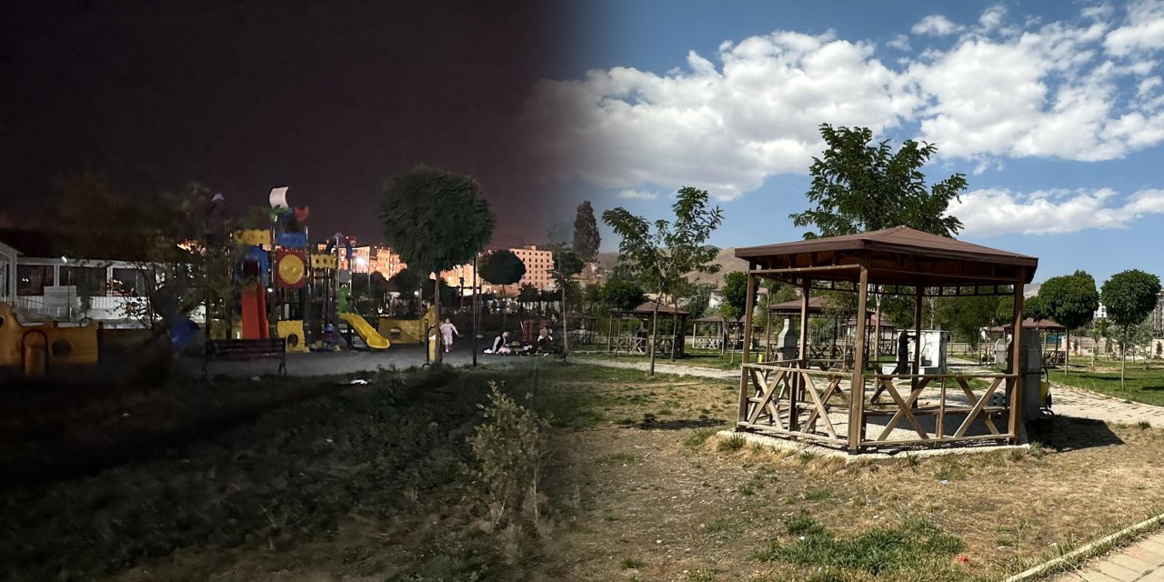 Mevlana Parkı’nda ışıklandırma sorunu vatandaşları mağdur ediyor