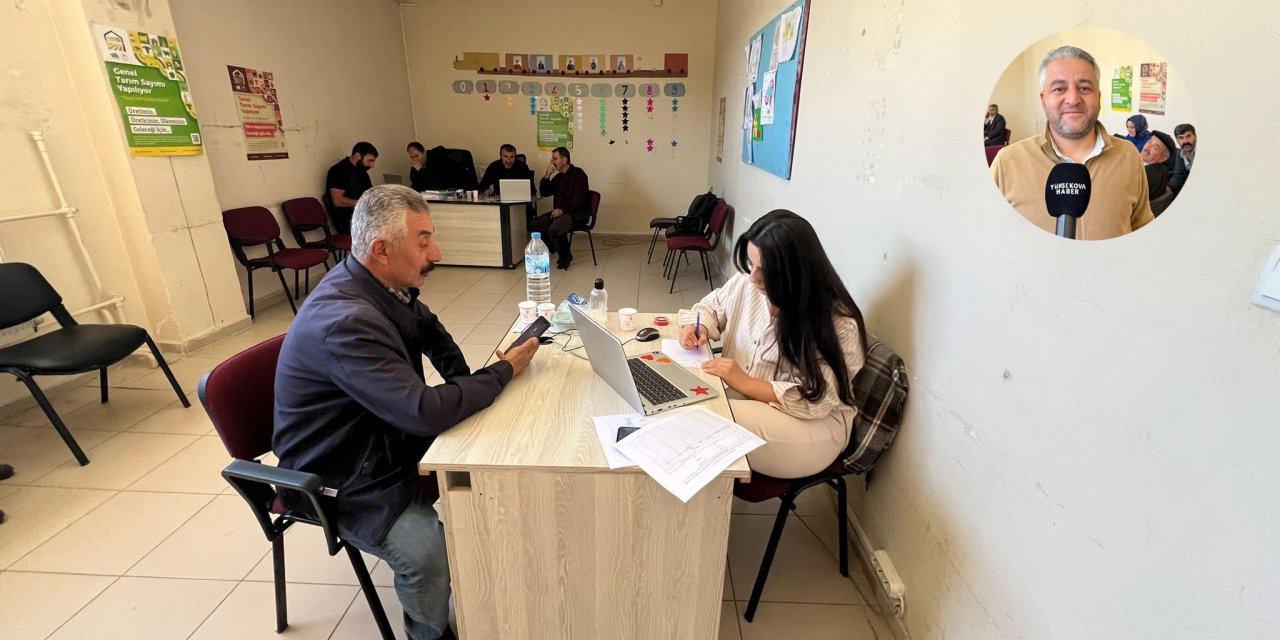 Yüksekova’da genel tarım sayımı sürüyor