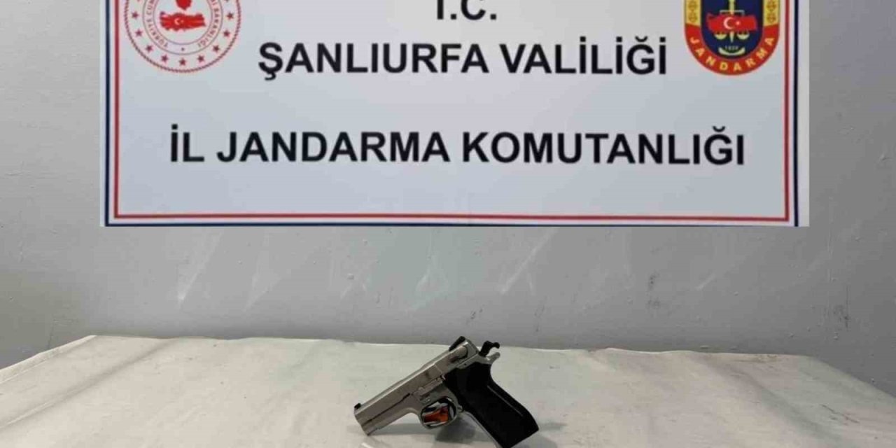 Şanlıurfa’da ruhsatsız silah yakalandı