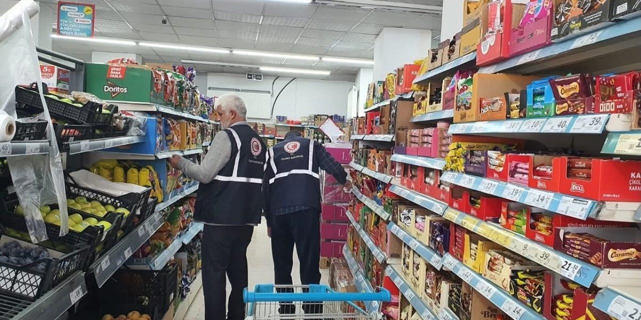 Diyadin’de fiyat etiketi denetimleri devam ediyor