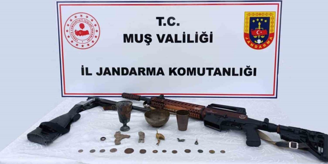 Muş’ta tarihi eser operasyonu