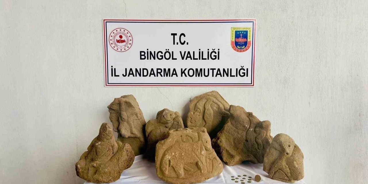 Bingöl’de eski eserler ele geçirildi