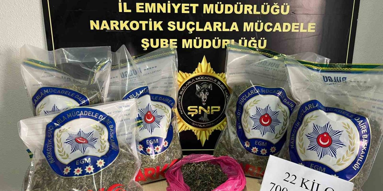 Şanlıurfa’da uyuşturucu operasyonu: 2 kişi gözaltına alındı