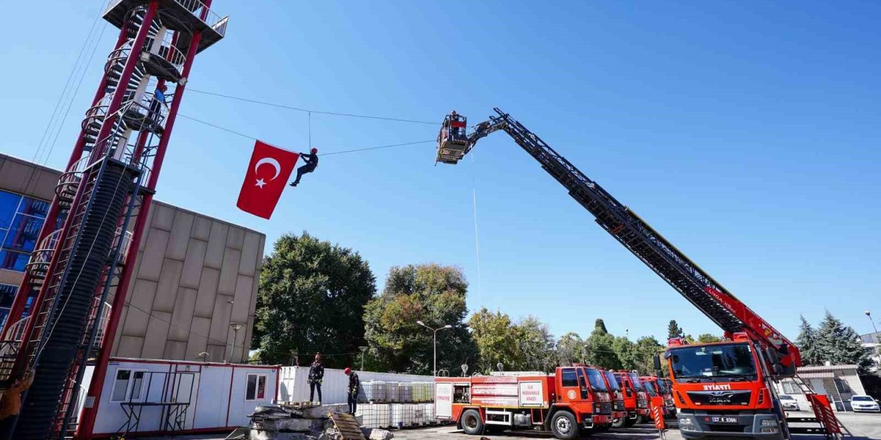 Gaziantep'te İtfaiye Haftası çeşitli etkinliklerle kutlandı