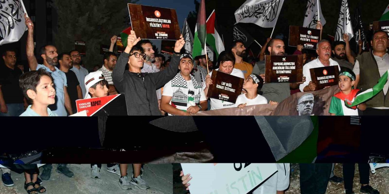 Siverek’te Sumud Filosu’na destek