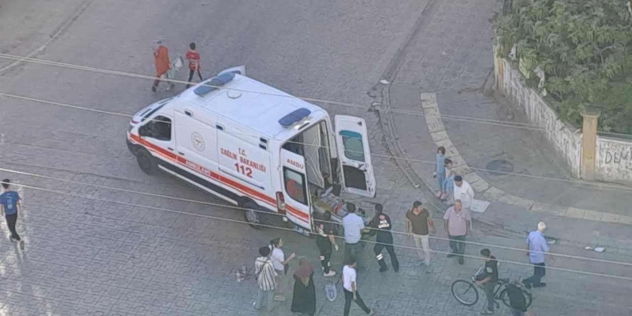 Diyarbakır'da şişe üzerinden geçti, dengesini kaybederek düşüp yaralandı